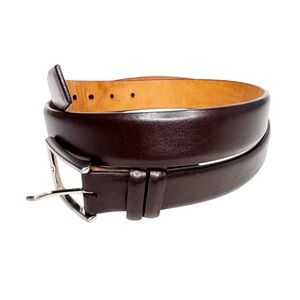W. Kleinberg for Neiman Marcus Chocolate Brown Leather Belt Size 38”